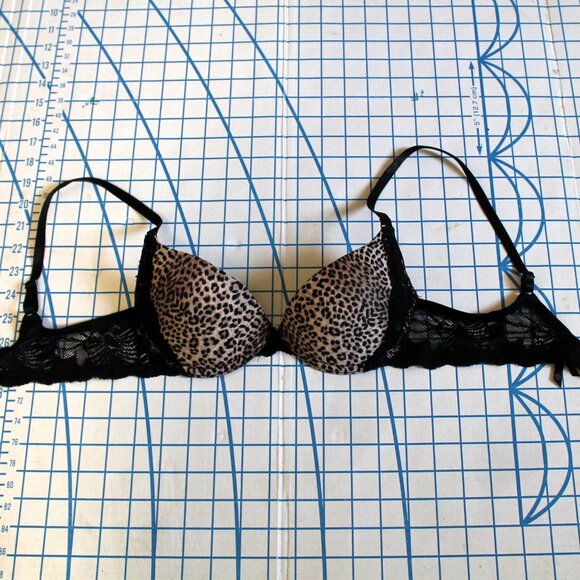 Tart Intimates Leopard Print Push-Up Bra, 34B - Picture 2 of 6
